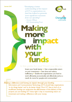 ICT Funding Briefing