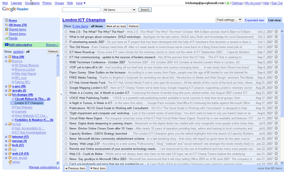missing posts in google RSs reader